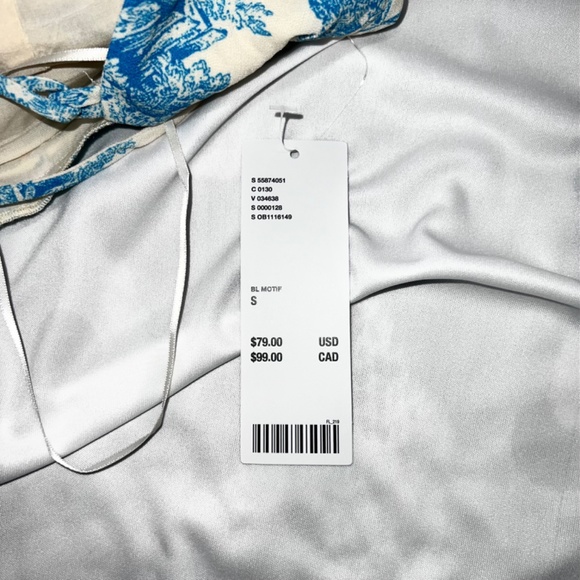 Urban Outfitters April Tie Back Mid Dress Small NWT - Picture 6 of 9